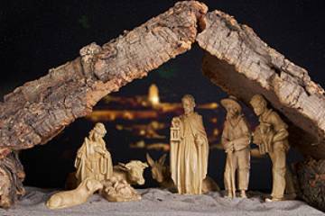 Les santons de la crche